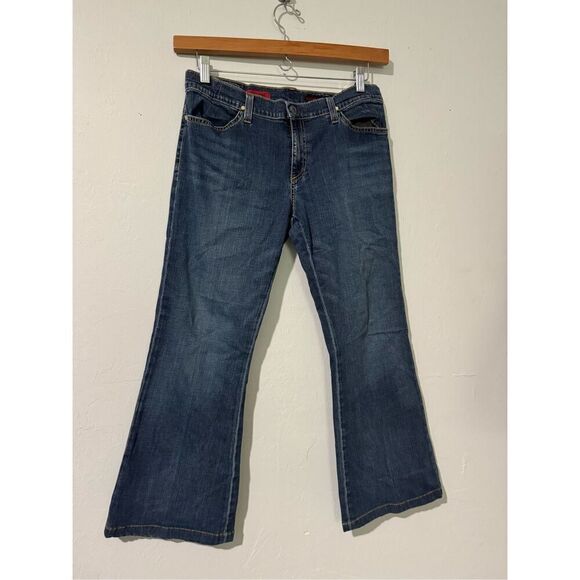 Adriano Goldschmied the legend flare blue jeans 32R - Picture 1 of 9